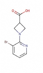 1-(3-bromopyridin-2-yl)azetidine-3-carboxylic acid
