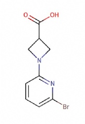 1-(6-bromopyridin-2-yl)azetidine-3-carboxylic acid