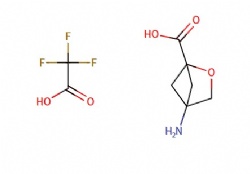 4-amino-2-oxabicyclo[2.1.1]hexane-1-carboxylic acid 2,2,2-trifluoroacetic acid
