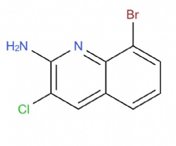 8-bromo-3-chloroquinolin-2-amine