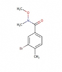 3-bromo-N-methoxy-N,4-dimethylbenzamid