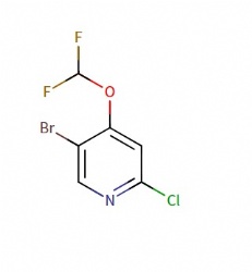 5-bromo-2-chloro-4-(difluoromethoxy)pyridine