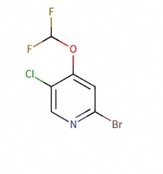 2-bromo-5-chloro-4-(difluoromethoxy)pyridine