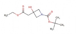 tert-butyl 3-(2-ethoxy-2-oxoethyl)-3-hydroxyazetidine-1-carboxylate
