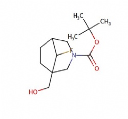 tert-butyl 8-fluoro-1-(hydroxymethyl)-3-azabicyclo[3.2.1]octane-3-carboxylate