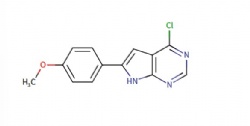 4-chloro-6-(4-methoxyphenyl)-7H-pyrrolo[2,3-d]pyrimidine