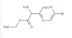 ethyl 2-amino-2-(5-bromopyrazin-2-yl)acetate