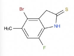 4-bromo-7-fluoro-5-methylindoline-2-thione