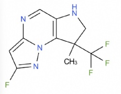 2-fluoro-8-methyl-8-(trifluoromethyl)-7,8-dihydro-6H-pyrazolo[1,5-a]pyrrolo[2,3-e]pyrimidine