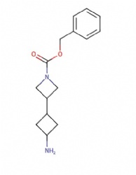 benzyl 3-(3-aminocyclobutyl)azetidine-1-carboxylate