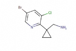 (1-(5-bromo-3-chloropyridin-2-yl)cyclopropyl)methanamine