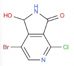 7-bromo-4-chloro-1-hydroxy-1,2-dihydro-3H-pyrrolo[3,4-c]pyridin-3-one