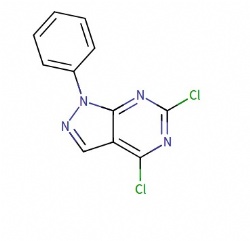 4,6-dichloro-1-phenyl-1H-pyrazolo[3,4-d]pyrimidine
