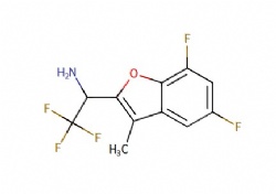 1-(5,7-difluoro-3-methylbenzofuran-2-yl)-2,2,2-trifluoroethan-1-amine