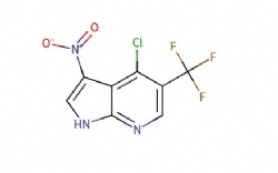 4-chloro-3-nitro-5-(trifluoromethyl)-1H-pyrrolo[2,3-b]pyridine