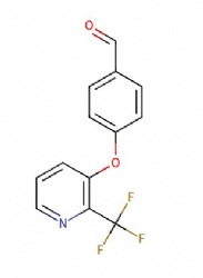 4-((2-(trifluoromethyl)pyridin-3-yl)oxy)benzaldehyde