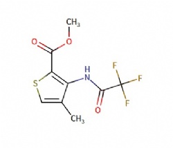 methyl 4-methyl-3-(2,2,2-trifluoroacetamido)thiophene-2-carboxylate