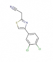 2-(4-(3,4-dichlorophenyl)thiazol-2-yl)acetonitrile