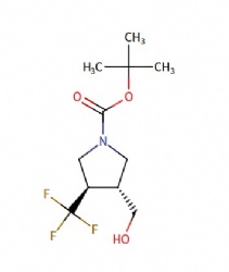 tert-butyl (3R,4R)-3-(hydroxymethyl)-4-(trifluoromethyl)pyrrolidine-1-carboxylate