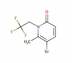 5-bromo-6-methyl-1-(2,2,2-trifluoroethyl)pyridin-2(1H)-one