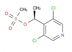 (1S)-1-(3,5-dichloropyridin-4-yl)ethyl methanesulfonate
