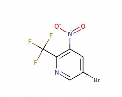 5-bromo-3-nitro-2-(trifluoromethyl)pyridine