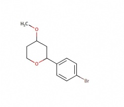 2-(4-bromophenyl)-4-methoxytetrahydro-2H-pyran