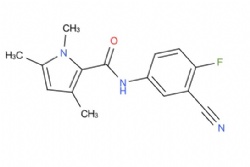 N-(3-cyano-4-fluorophenyl)-1,3,5-trimethyl-1H-pyrrole-2-carboxamide