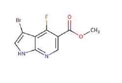 methyl 3-bromo-4-fluoro-1H-pyrrolo[2,3-b]pyridine-5-carboxylate