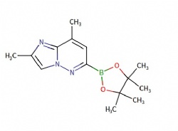 2,8-dimethyl-6-(4,4,5,5-tetramethyl-1,3,2-dioxaborolan-2-yl)imidazo[1,2-b]pyridazine