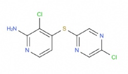 3-chloro-4-(5-chloropyrazin-2-yl)sulfanyl-pyridin-2-amine