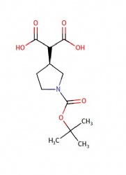 (S)-2-(1-(tert-butoxycarbonyl)pyrrolidin-3-yl)malonic acid