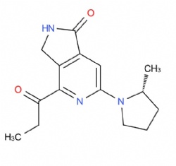 6-[(2R)-2-methylpyrrolidin-1-yl]-4-propanoyl-2,3-dihydro-1H-pyrrolo[3,4-c]pyridin-1-one