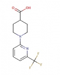 1-(6-(trifluoromethyl)pyridin-2-yl)piperidine-4-carboxylic acid