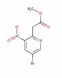 methyl 2-(5-bromo-3-nitropyridin-2-yl)acetate