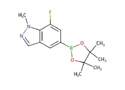 7-fluoro-1-methyl-5-(4,4,5,5-tetramethyl-1,3,2-dioxaborolan-2-yl)-1H-indazole