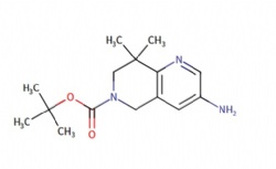 tert-butyl 3-amino-8,8-dimethyl-7,8-dihydro-1,6-naphthyridine-6(5H)-carboxylate