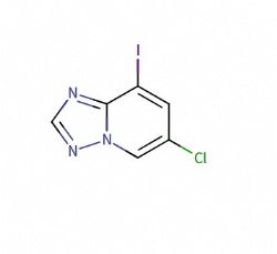 6-chloro-8-iodo-[1,2,4]triazolo[1,5-a]pyridine
