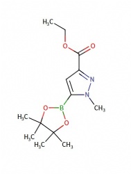 ethyl 1-methyl-5-(4,4,5,5-tetramethyl-1,3,2-dioxaborolan-2-yl)-1H-pyrazole-3-carboxylate