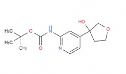 tert-butyl (4-(3-hydroxytetrahydrofuran-3-yl)pyridin-2-yl)carbamate