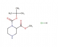 1-(tert-butyl) 2-methyl piperazine-1,2-dicarboxylate hydrochloride