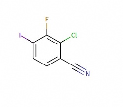 2-chloro-3-fluoro-4-iodobenzonitrile