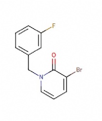 3-bromo-1-(3-fluorobenzyl)pyridin-2(1H)-one