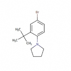 1-(4-bromo-2-(tert-butyl)phenyl)pyrrolidine