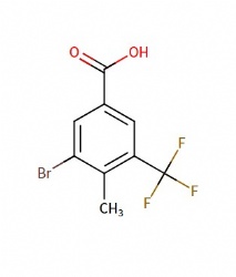 3-bromo-4-methyl-5-(trifluoromethyl)benzoic acid