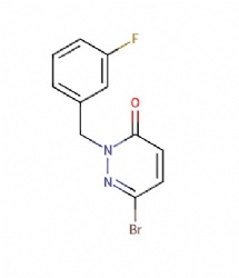 6-bromo-2-(3-fluorobenzyl)pyridazin-3(2H)-one