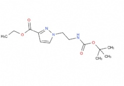 ethyl 1-(2-((tert-butoxycarbonyl)amino)ethyl)-1H-pyrazole-3-carboxylate