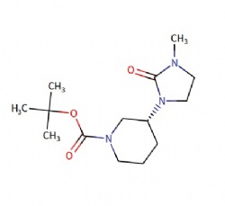 tert-butyl (R)-3-(3-methyl-2-oxoimidazolidin-1-yl)piperidine-1-carboxylate