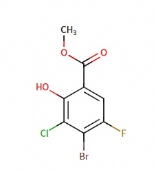Methyl 4-bromo-3-chloro-5-fluoro-2-hydroxybenzoate