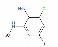 4-chloro-6-iodo-N2-methylpyridine-2,3-diamine